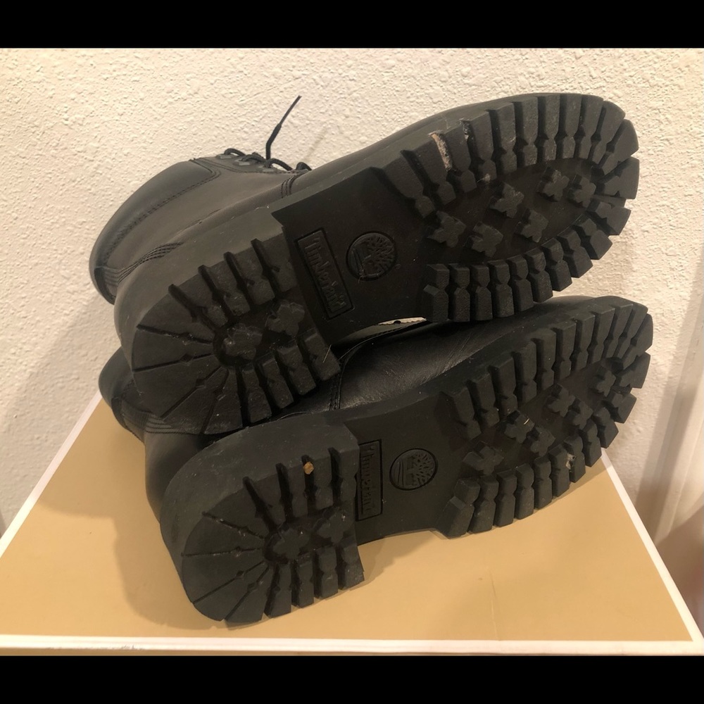 Timberland black leather boots - Picture 3 of 5